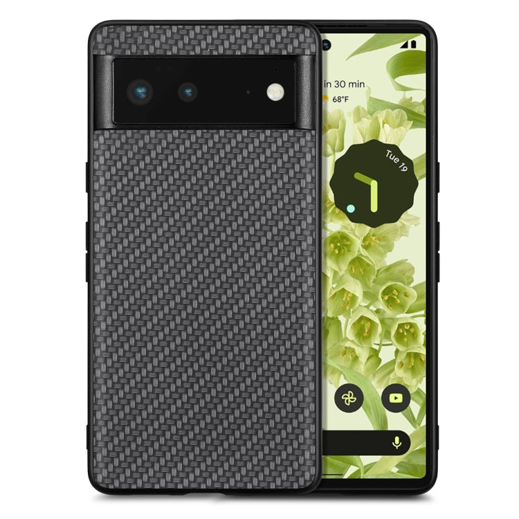 Carbon Fiber Texture Leather Back Cover Phone Case My Store