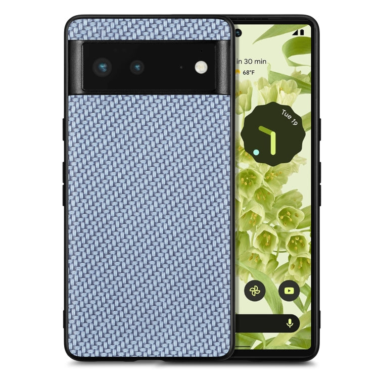 Carbon Fiber Texture Leather Back Cover Phone Case My Store