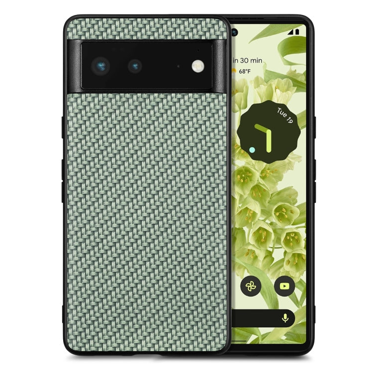 Carbon Fiber Texture Leather Back Cover Phone Case My Store