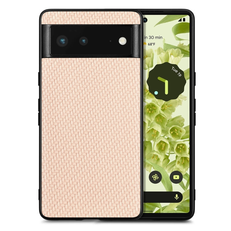 Carbon Fiber Texture Leather Back Cover Phone Case My Store