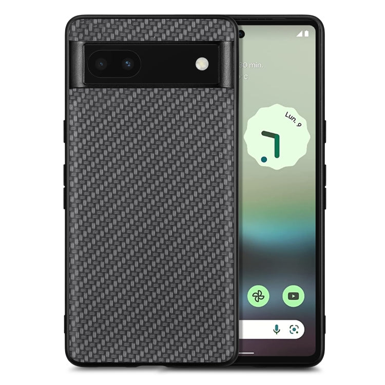 Carbon Fiber Texture Leather Back Cover Phone Case My Store