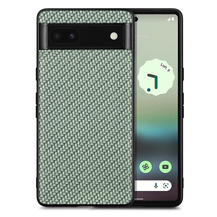 Carbon Fiber Texture Leather Back Cover Phone Case My Store