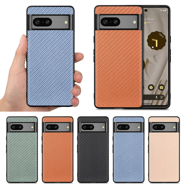 Carbon Fiber Texture Leather Back Cover Phone Case My Store