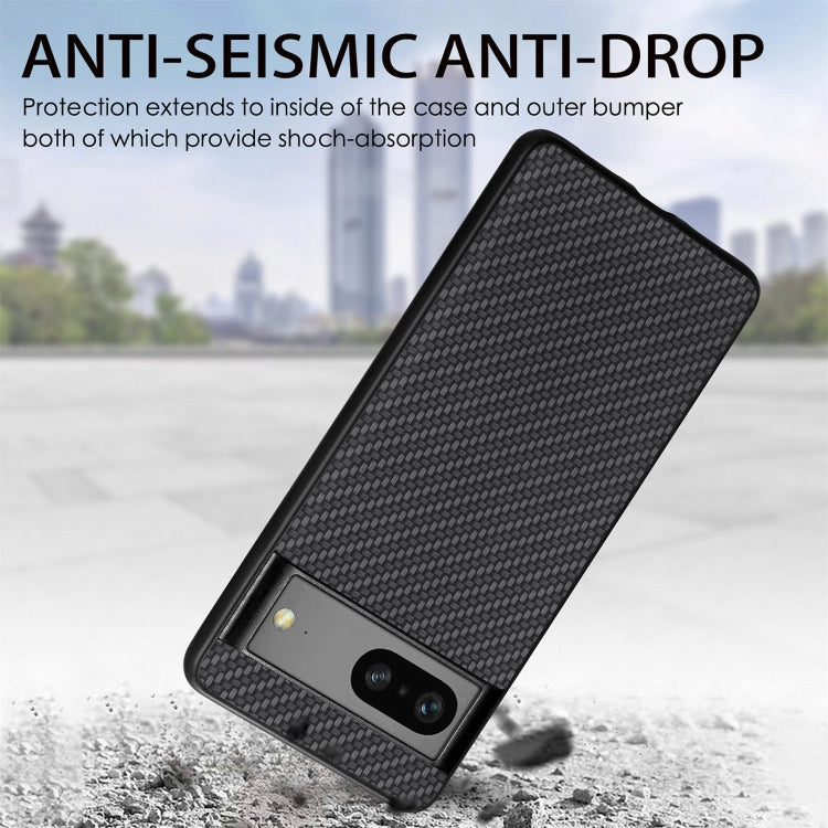 Carbon Fiber Texture Leather Back Cover Phone Case My Store