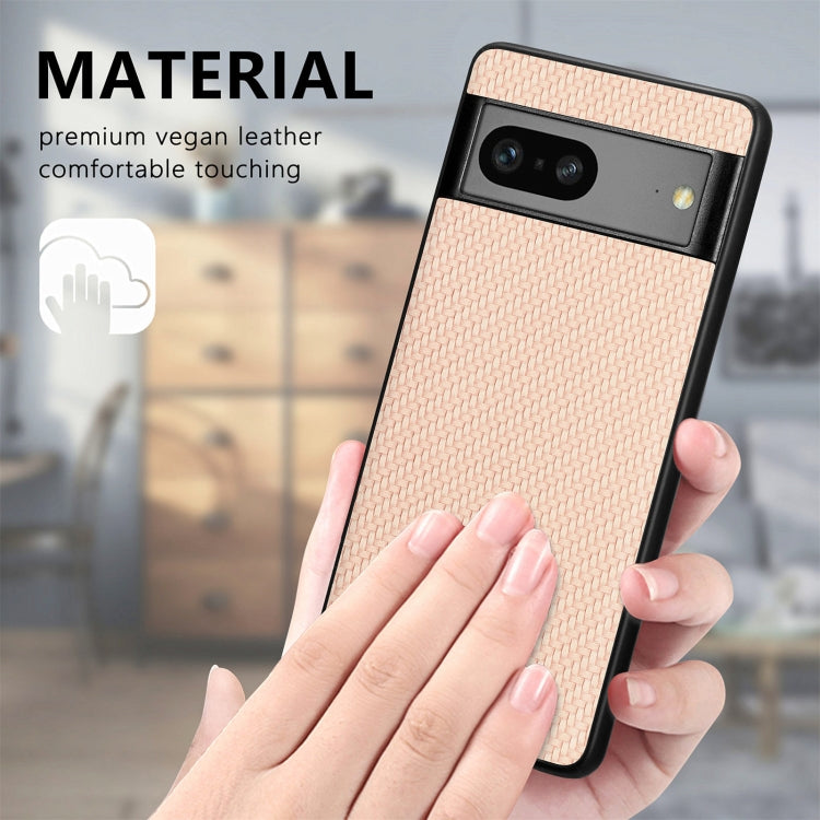 Carbon Fiber Texture Leather Back Cover Phone Case My Store