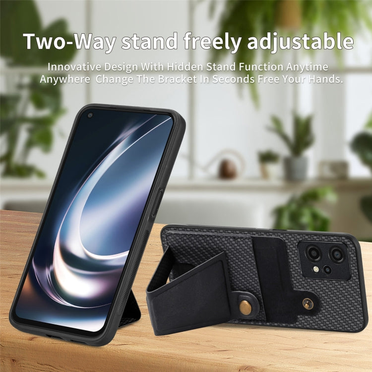 Carbon Fiber Wallet Flip Card K-shaped Holder Phone Case My Store