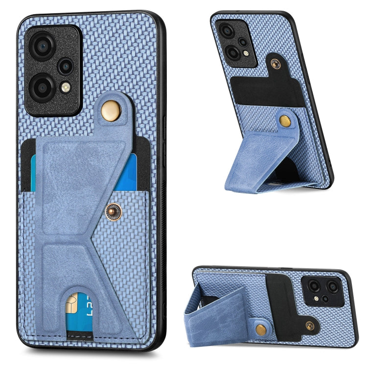 Carbon Fiber Wallet Flip Card K-shaped Holder Phone Case My Store