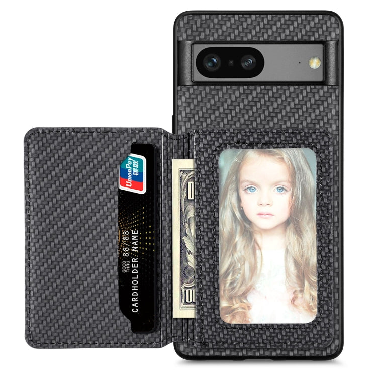 Carbon Fiber Magnetic Card Bag Phone Case My Store