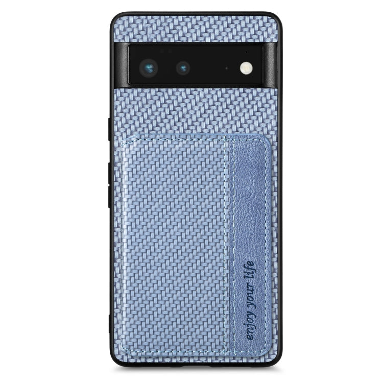 Carbon Fiber Magnetic Card Bag Phone Case My Store