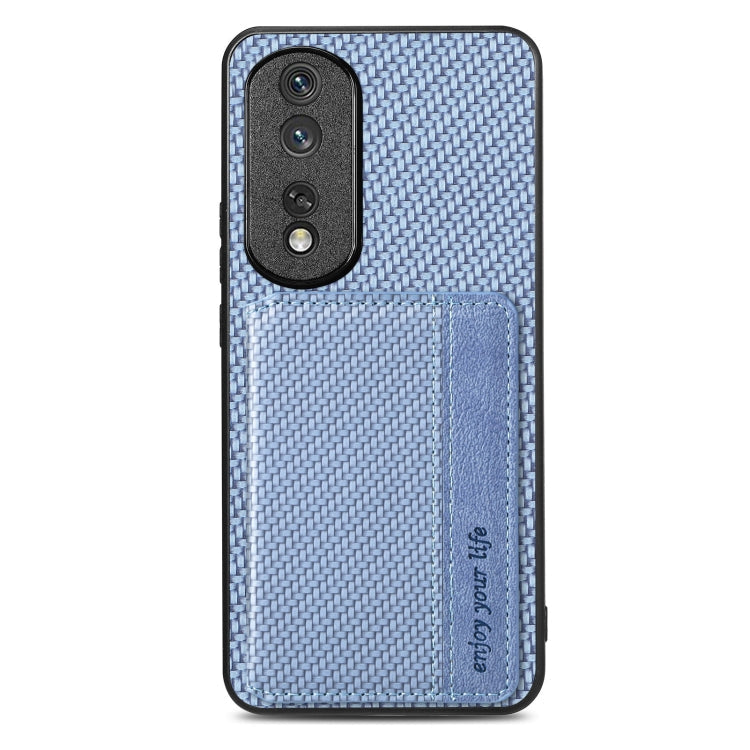 Carbon Fiber Magnetic Card Bag Phone Case My Store