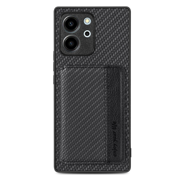 Carbon Fiber Magnetic Card Bag Phone Case My Store