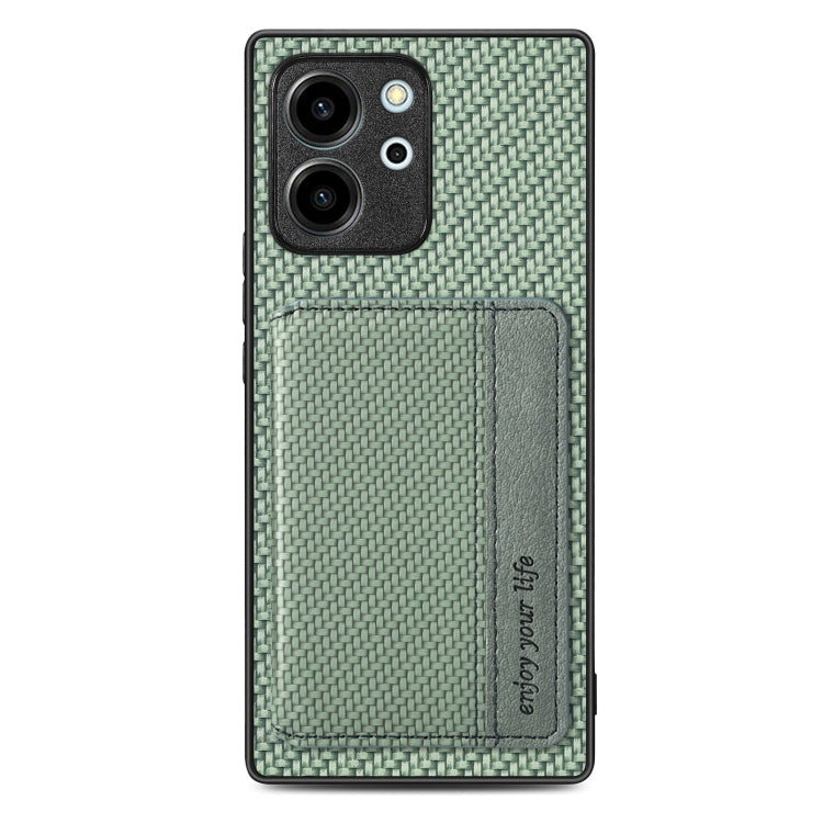 Carbon Fiber Magnetic Card Bag Phone Case My Store