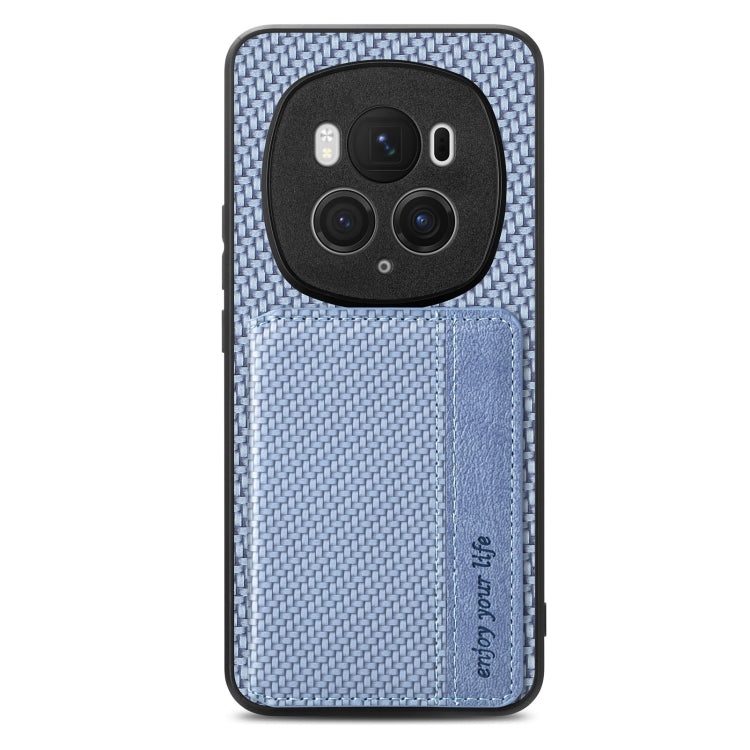 Carbon Fiber Magnetic Card Bag Phone Case