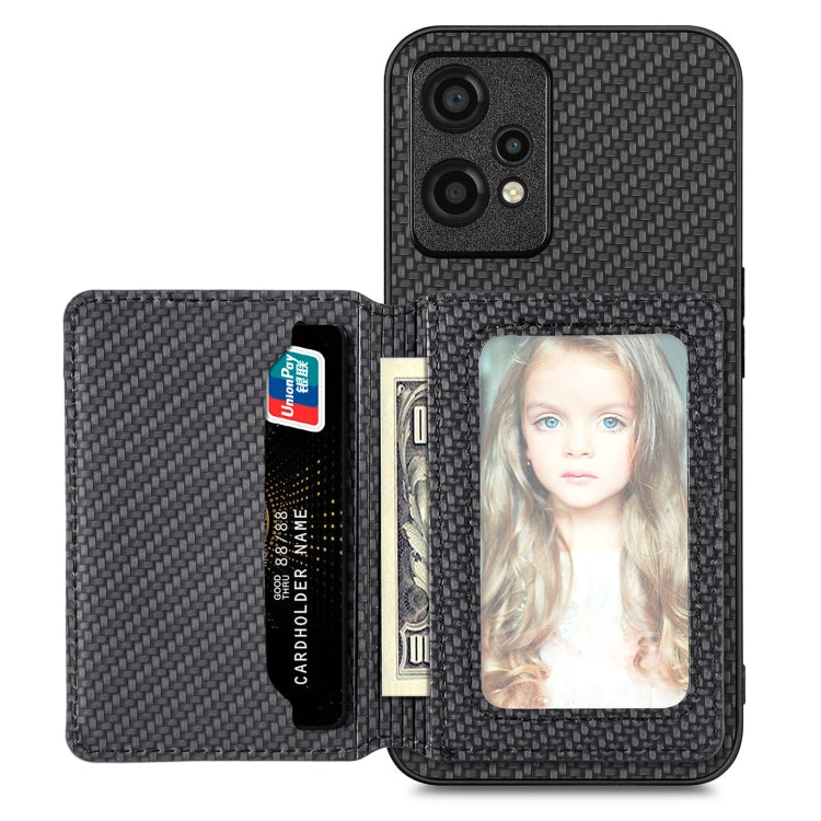 Carbon Fiber Magnetic Card Bag Phone Case My Store