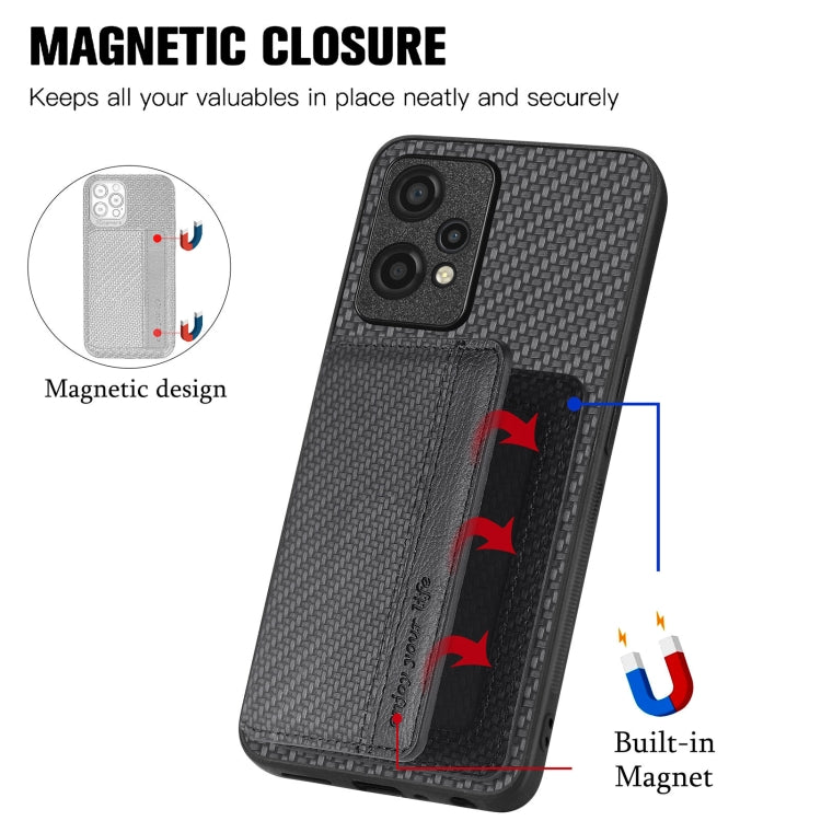 Carbon Fiber Magnetic Card Bag Phone Case My Store