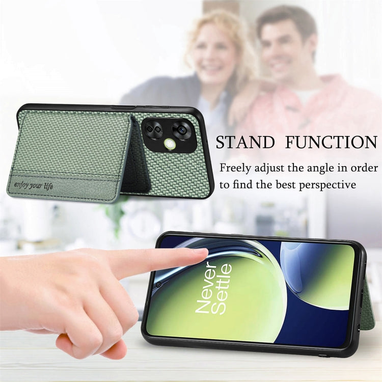 Carbon Fiber Magnetic Card Bag Phone Case My Store