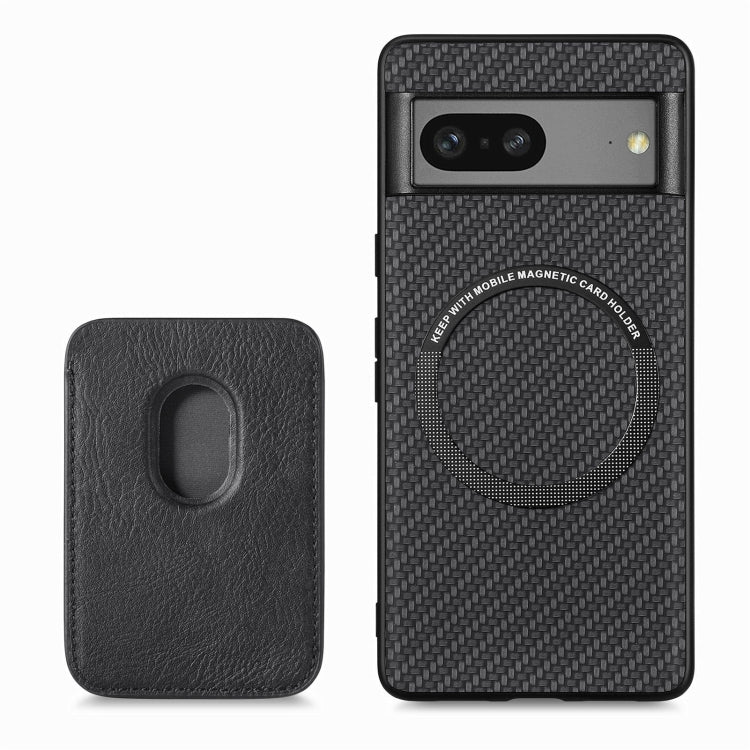 Carbon Fiber Leather Card Magsafe Phone Case My Store