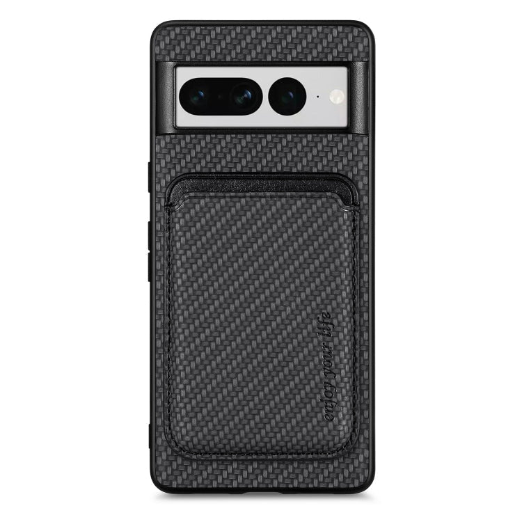 Carbon Fiber Leather Card Magsafe Phone Case My Store