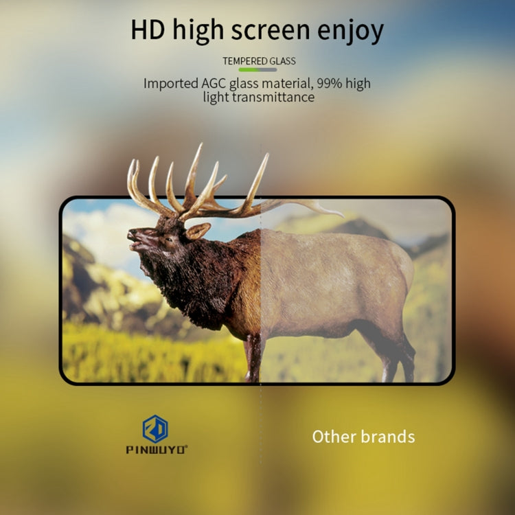 PINWUYO 9H 2.5D Full Screen Tempered Glass Film