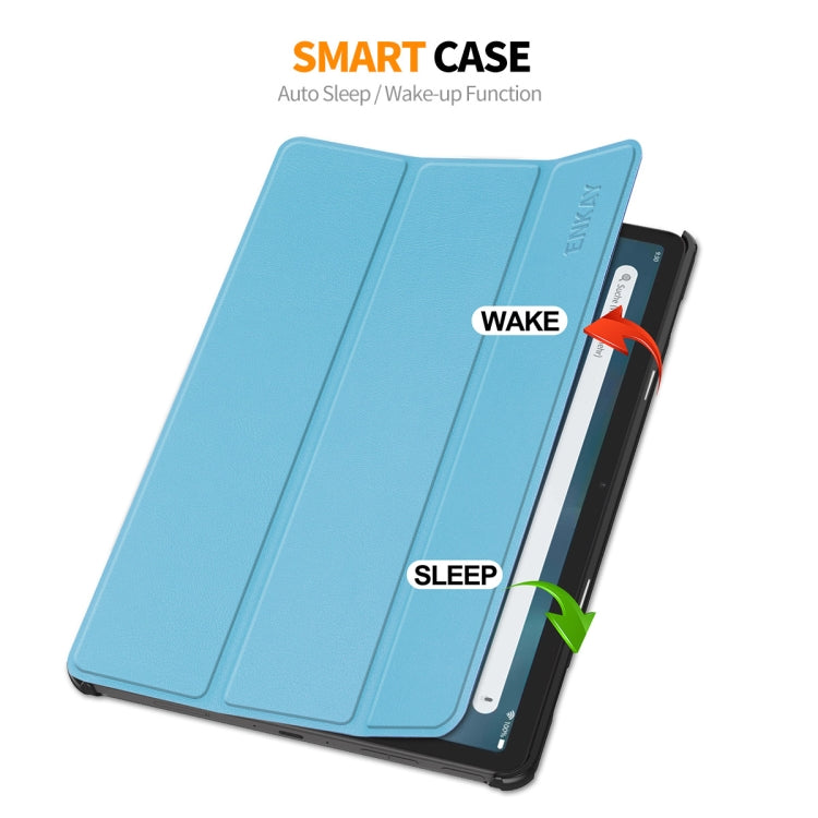 ENKAY ENKAY Tri-fold Custer Texture Leather Smart Tablet Case My Store