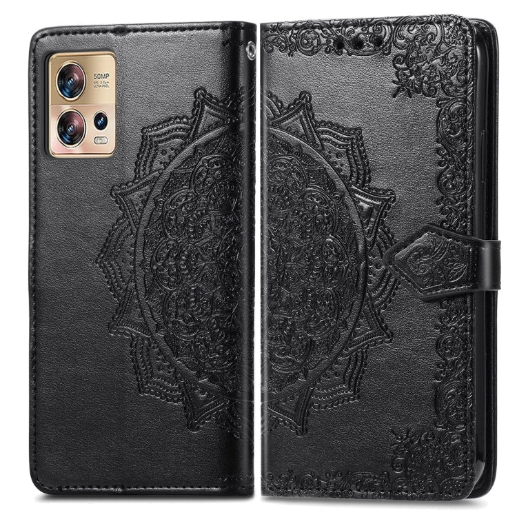 Mandala Flower Embossed Leather Phone Case My Store