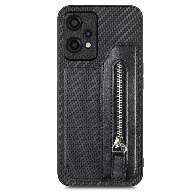 Carbon Fiber Horizontal Flip Zipper Wallet Phone Case My Store