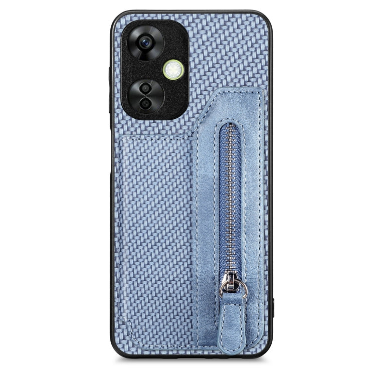 Carbon Fiber Horizontal Flip Zipper Wallet Phone Case My Store