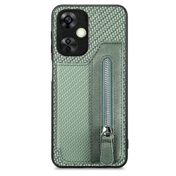 Carbon Fiber Horizontal Flip Zipper Wallet Phone Case My Store