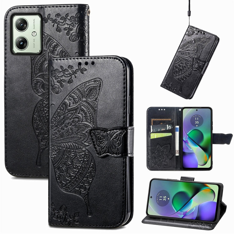 Butterfly Love Flower Embossed Leather Phone Case, Series 3 My Store