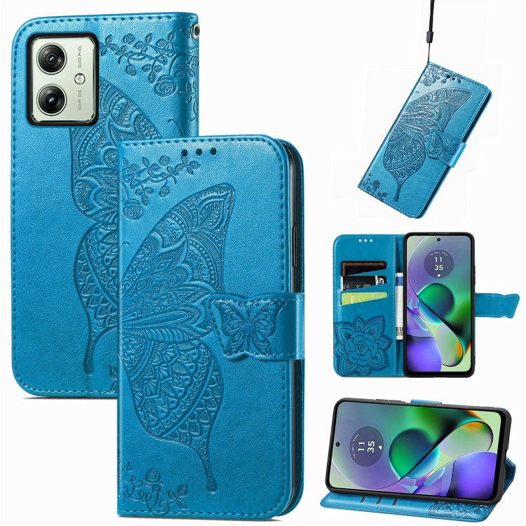 Butterfly Love Flower Embossed Leather Phone Case, Series 3 My Store