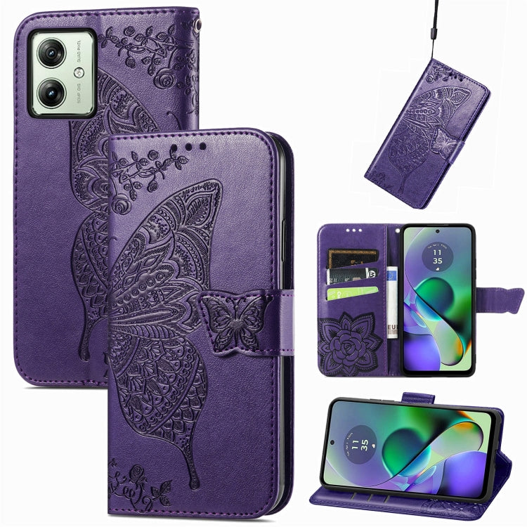 Butterfly Love Flower Embossed Leather Phone Case, Series 3 My Store