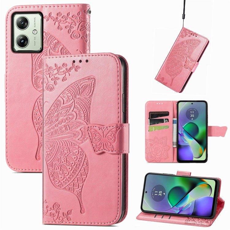 Butterfly Love Flower Embossed Leather Phone Case, Series 3 My Store