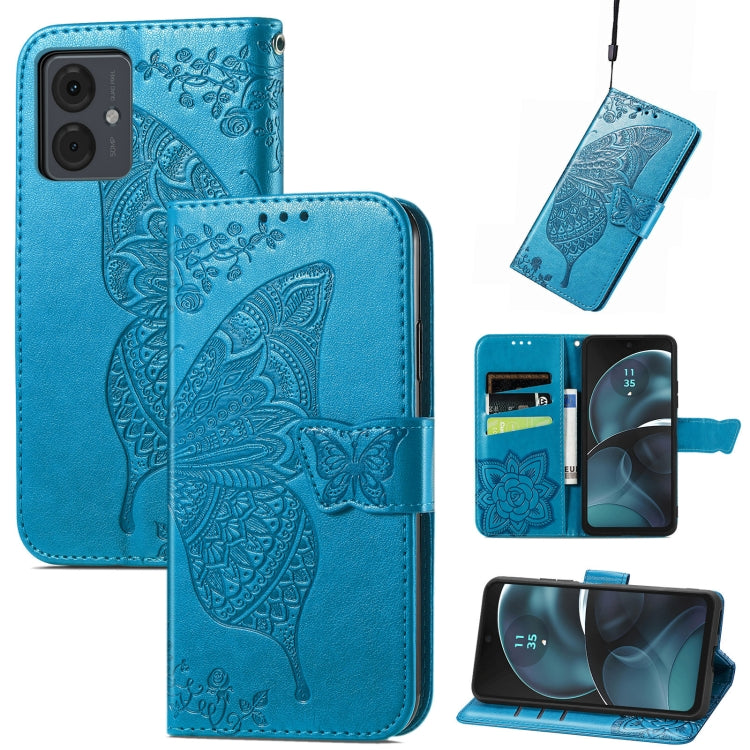 Butterfly Love Flower Embossed Leather Phone Case, Series 3 My Store