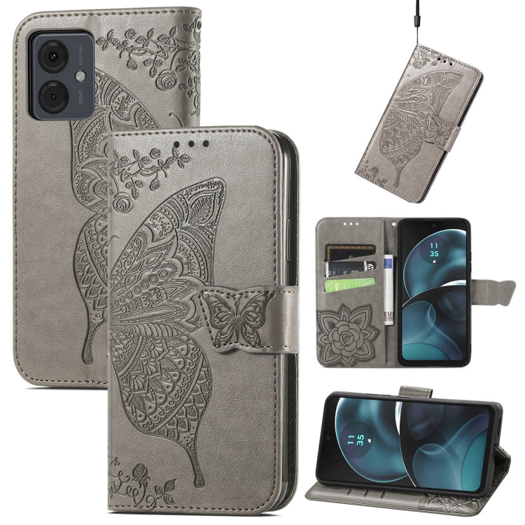 Butterfly Love Flower Embossed Leather Phone Case, Series 3 My Store