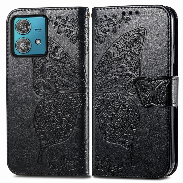 Butterfly Love Flower Embossed Leather Phone Case, Series 4 My Store