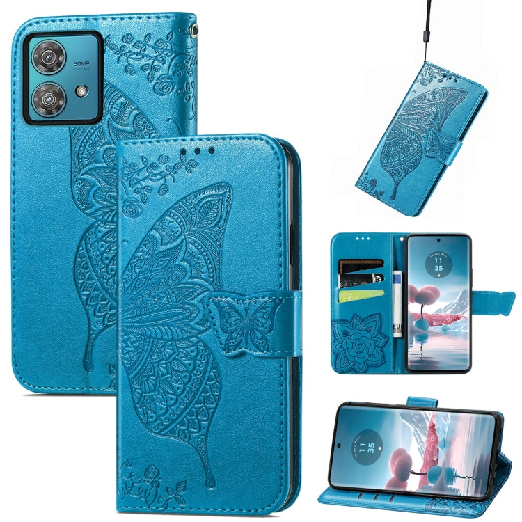 Butterfly Love Flower Embossed Leather Phone Case, Series 4 My Store