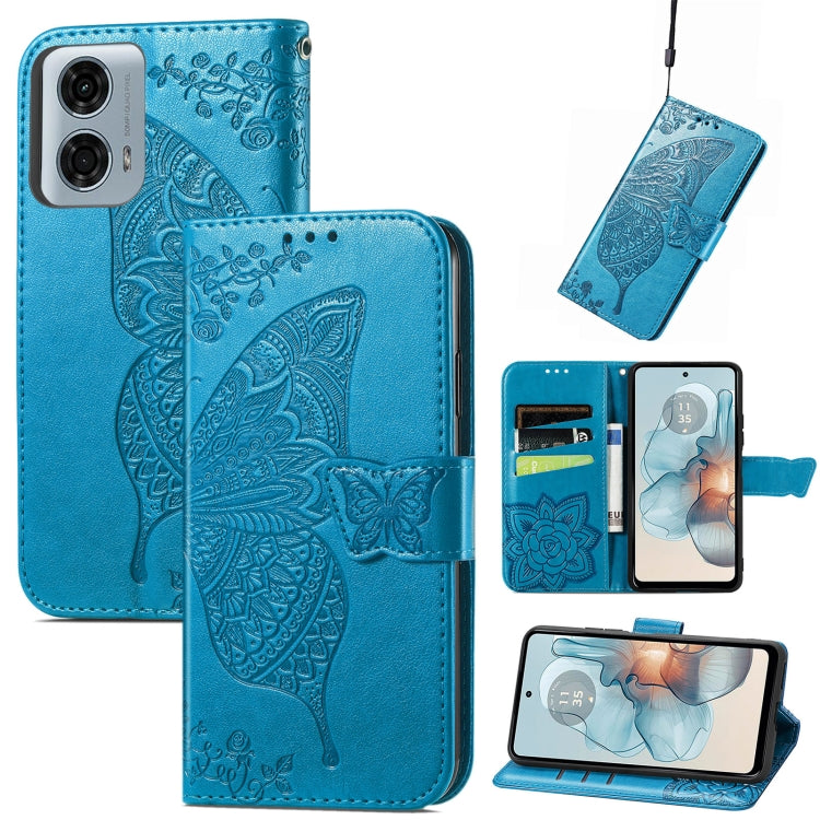 Butterfly Love Flower Embossed Leather Phone Case, Series 1 My Store