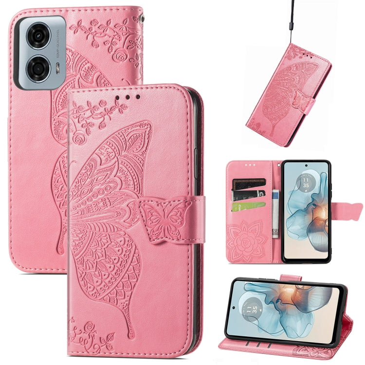 Butterfly Love Flower Embossed Leather Phone Case, Series 1 My Store