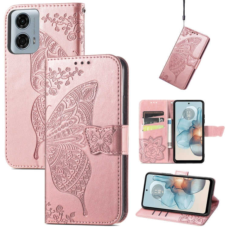 Butterfly Love Flower Embossed Leather Phone Case, Series 1 My Store