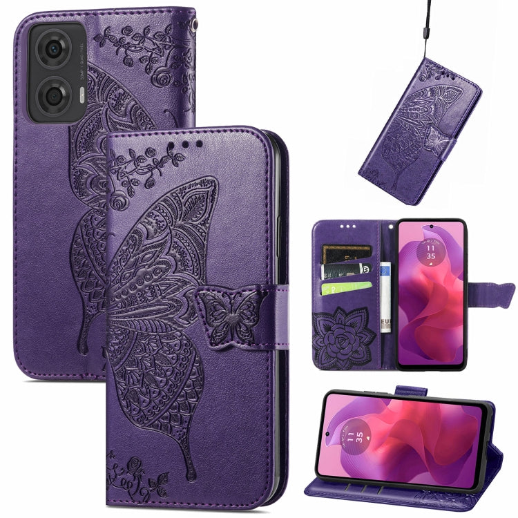 Butterfly Love Flower Embossed Leather Phone Case, Series 3 My Store