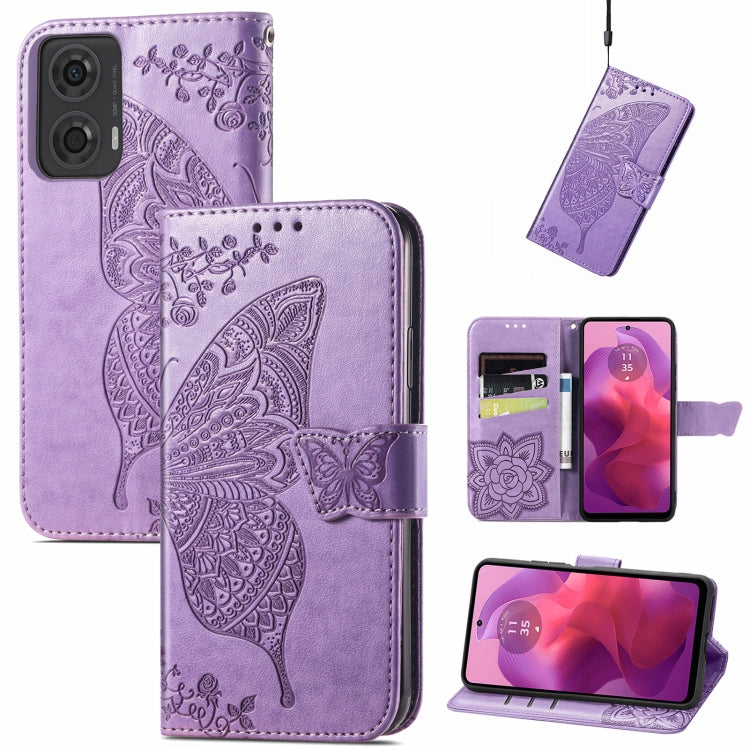 Butterfly Love Flower Embossed Leather Phone Case, Series 3 My Store