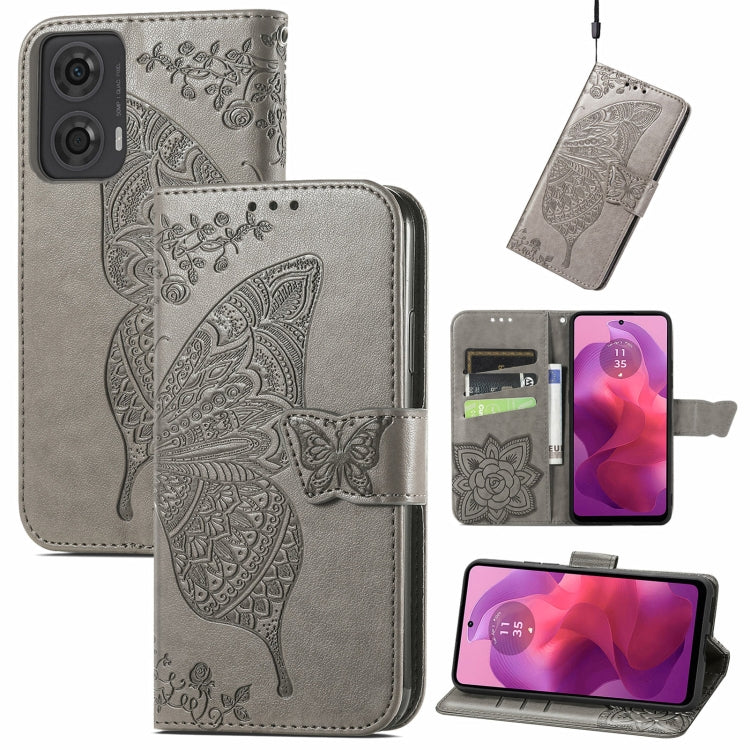 Butterfly Love Flower Embossed Leather Phone Case, Series 3 My Store