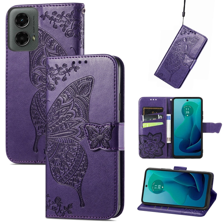 Butterfly Love Flower Embossed Leather Phone Case, Series 2 My Store