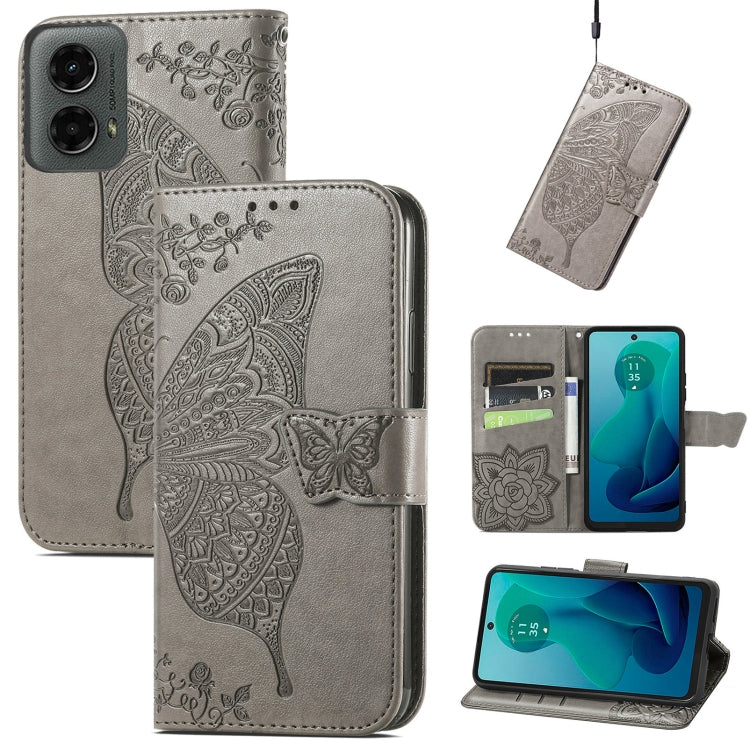 Butterfly Love Flower Embossed Leather Phone Case, Series 2 My Store