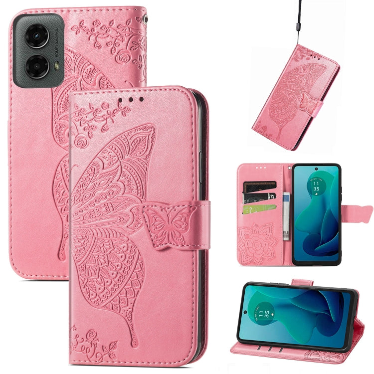 Butterfly Love Flower Embossed Leather Phone Case, Series 2 My Store