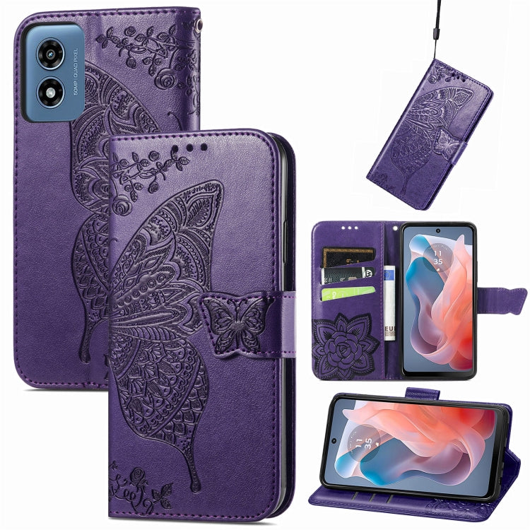 Butterfly Love Flower Embossed Leather Phone Case, Series 1 My Store