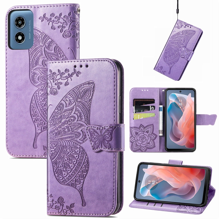 Butterfly Love Flower Embossed Leather Phone Case, Series 1 My Store