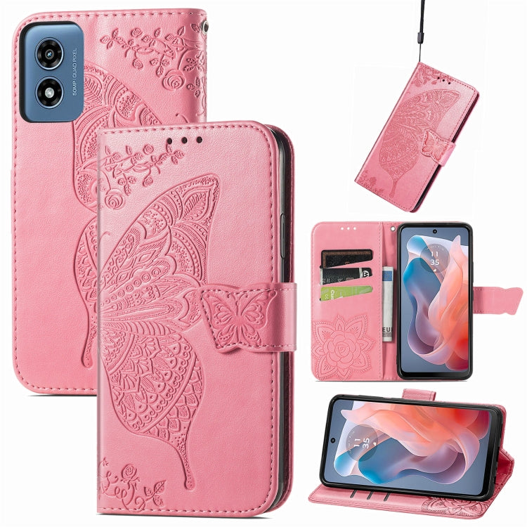 Butterfly Love Flower Embossed Leather Phone Case, Series 1 My Store