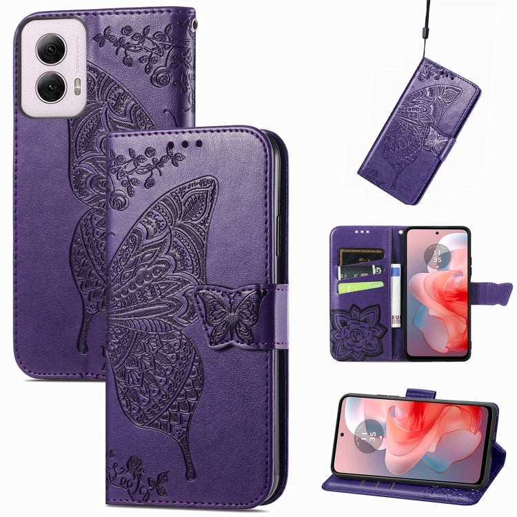 Butterfly Love Flower Embossed Leather Phone Case, Series 2 My Store