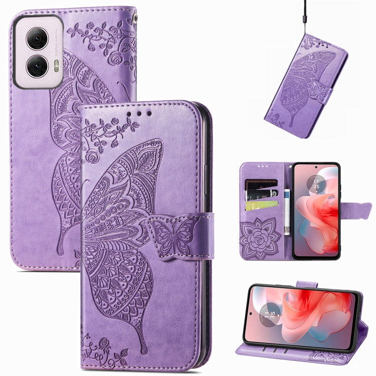 Butterfly Love Flower Embossed Leather Phone Case, Series 2 My Store